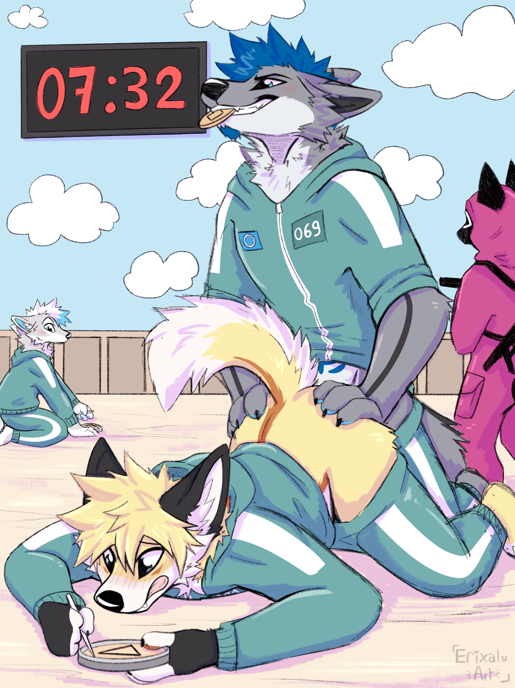 Squirt game 💦 (erixalu) [MM] – Gay Porn Comic