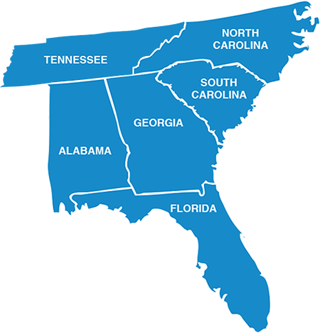 Map Of Florida And Georgia Border 00814029 North South.