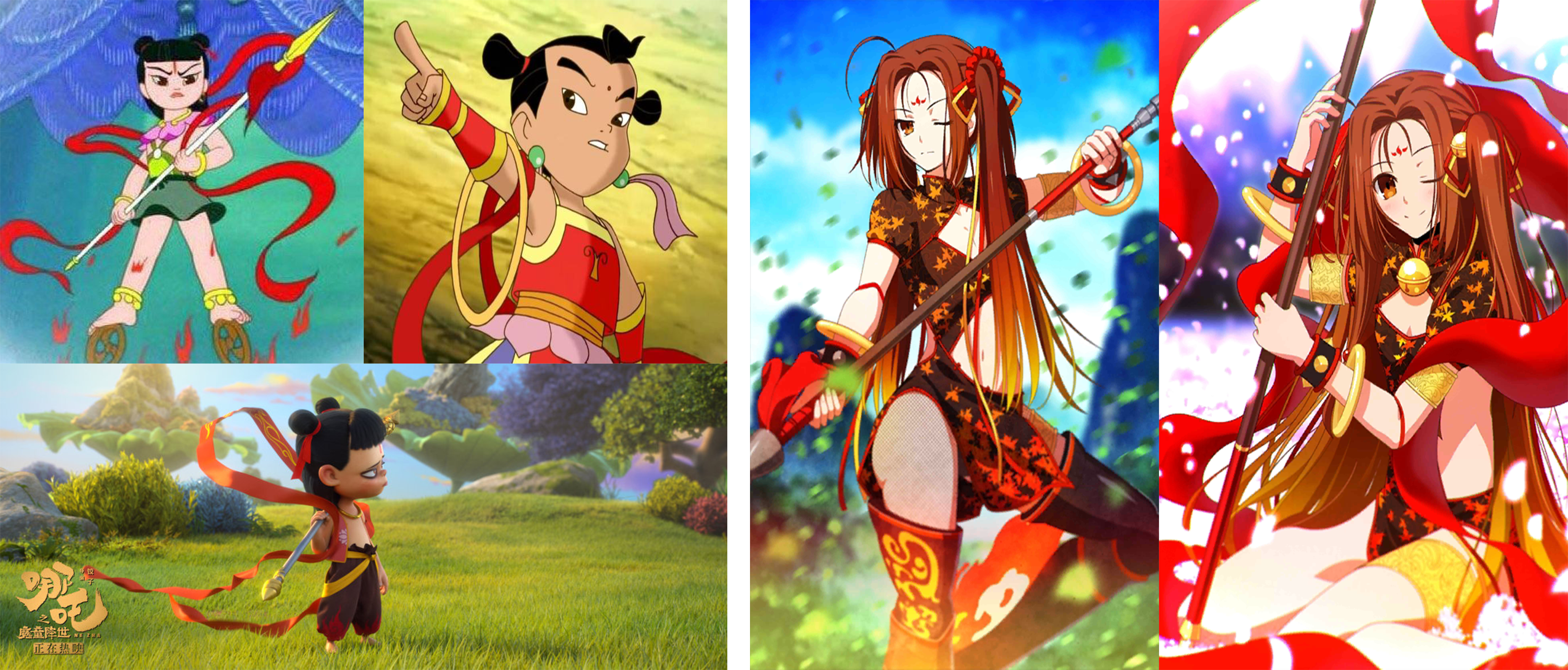 Nezha depictions in Chinese animation and FGO : rgrandorder