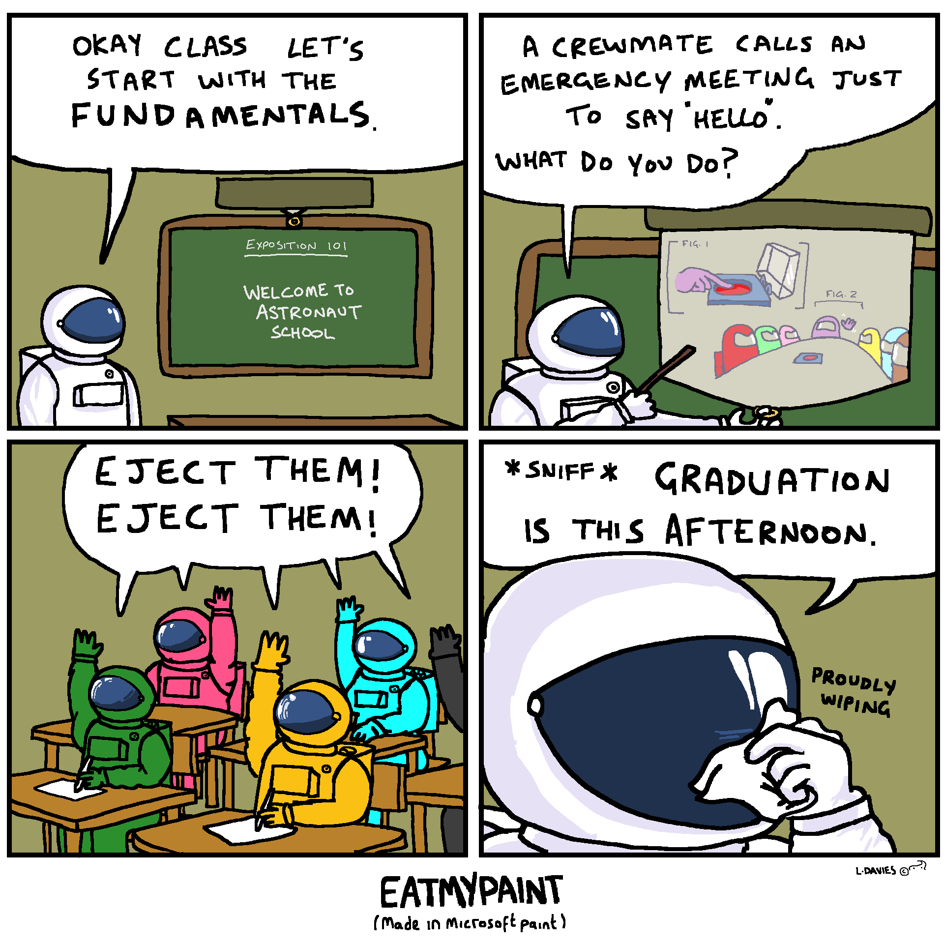 Astronaut School Amongus