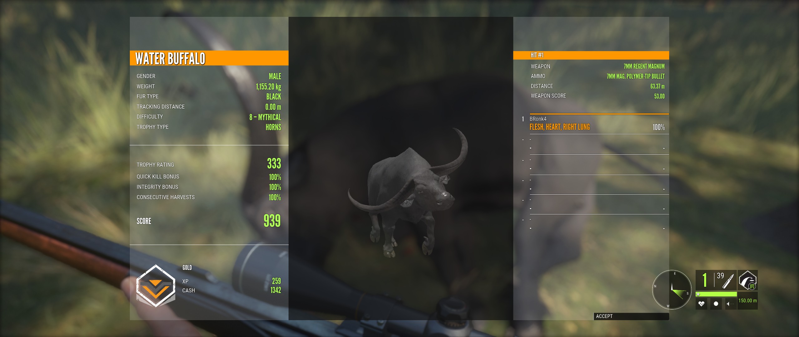 First Ever Mythical Was A 1155kg Water Buffalo Charging Me