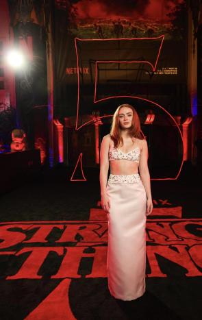 Sadie at the premiere for Season 5 of Stranger Things | IG 11/8/2025