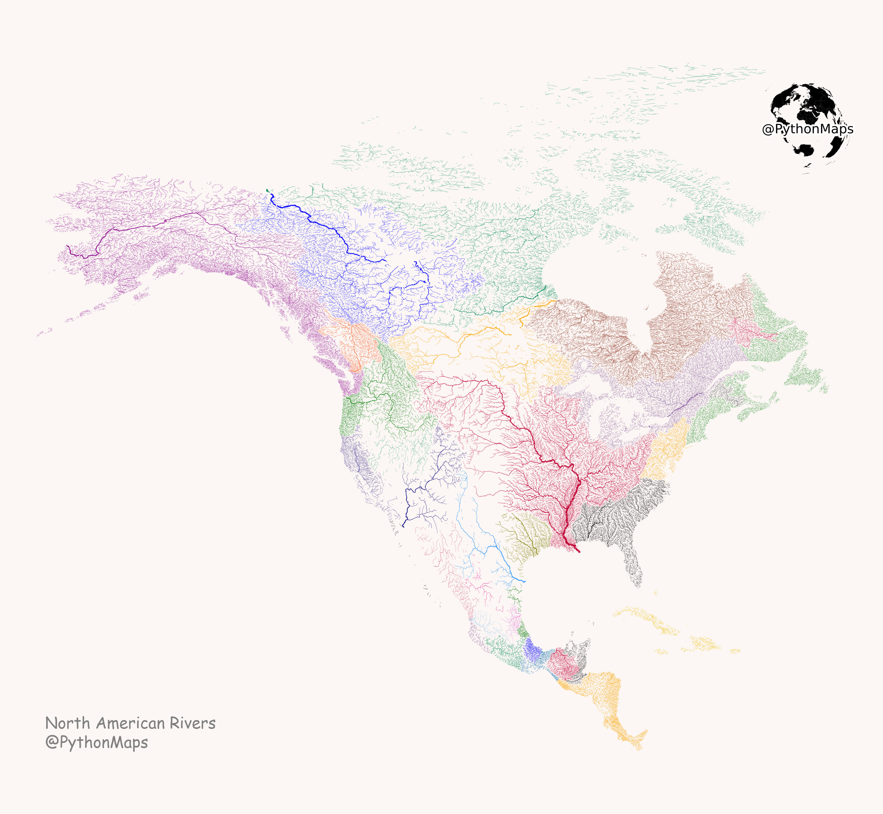 Rivers Of North America 