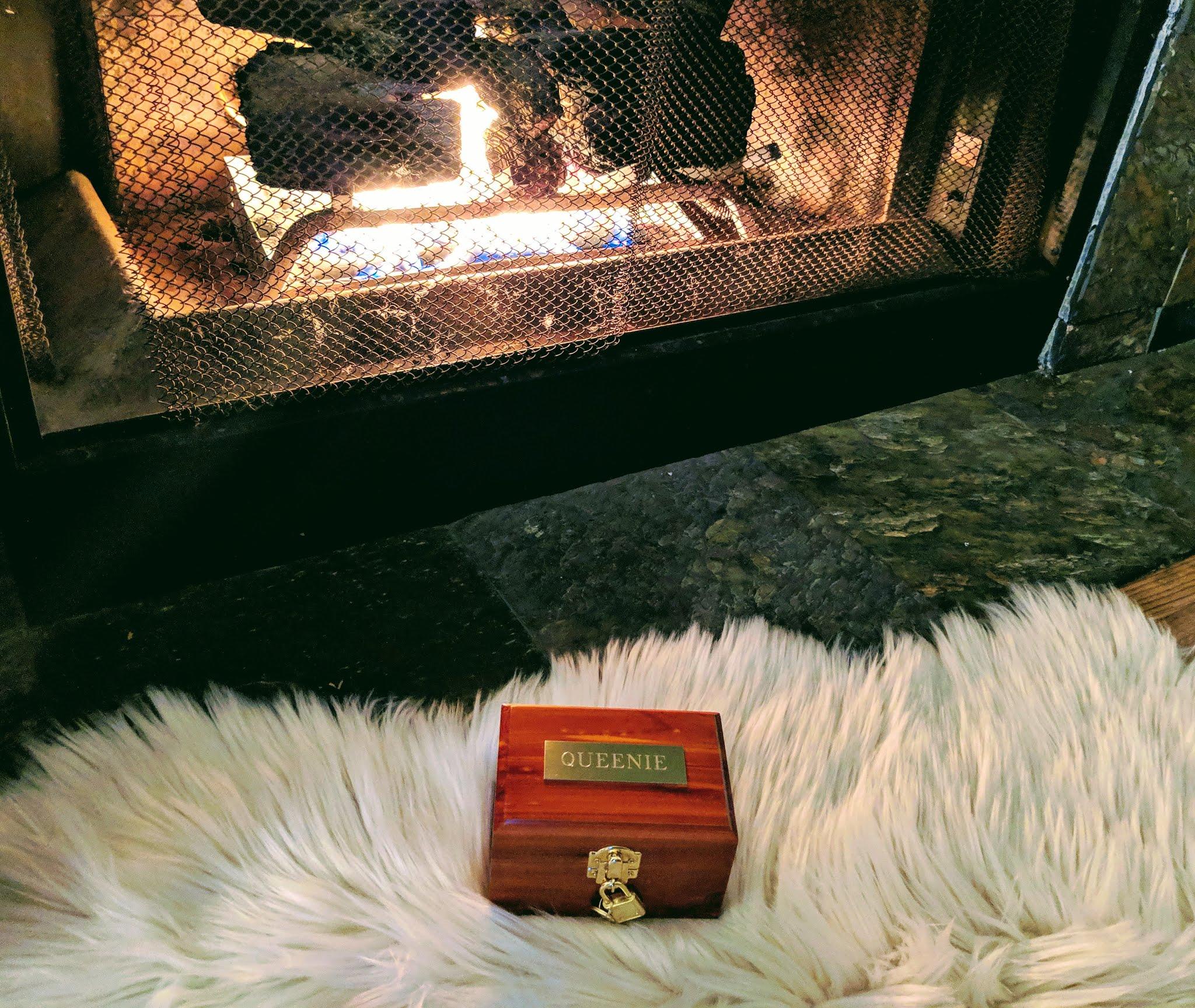 Sweet Couple In Warm Sweaters Sitting On A Rug In Front Of The Stock Photo Picture And Royalty Free Image Image 69714569