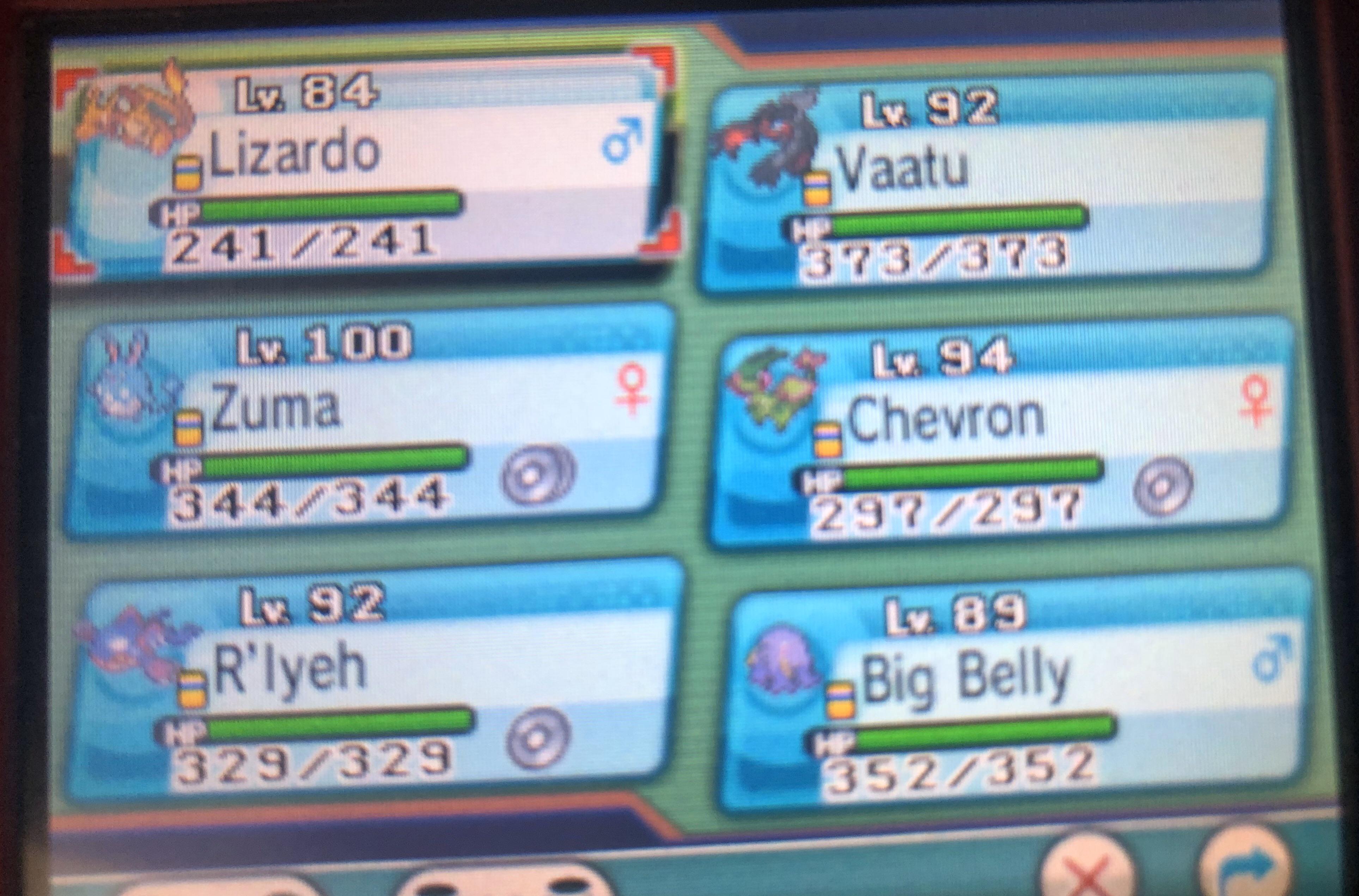pix Pokemon Ruby Elite Four Best Team the elite four on randomized omega ruby