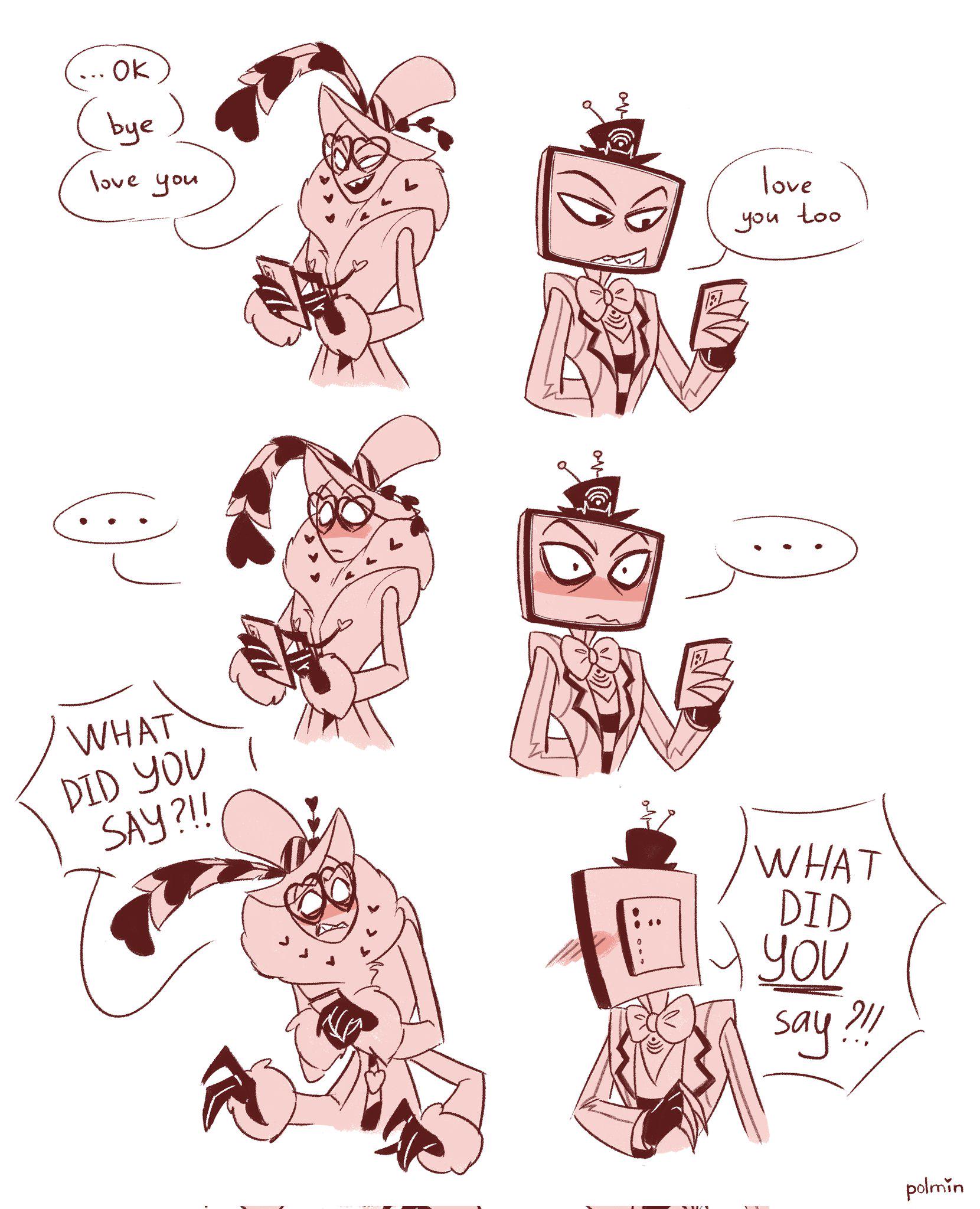 Forbidden Words [ By @Pomidorkina_ on Twitter] : rHazbinHotel