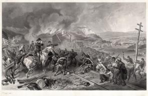 Sherman’s March to the Sea, 1868 engraving by Alexander Hay Ritchie