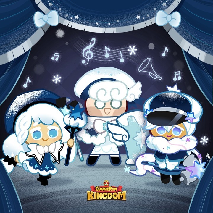 After getting any cookie costume for a cookie they own, players can equip costumes from the costume tab in the cookie menu. Upcoming Winter Costumes For Cream Puff Milk Snow Sugar Tiger Lilly Kumiho Moon Rabbit I Wish You All Great Luck On Your Gacha R Cookierun
