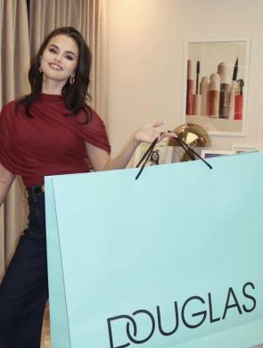 Selena presenting Rare Beauty for Douglas | 6 July 2026