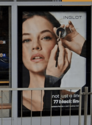 Barbara ad on street view