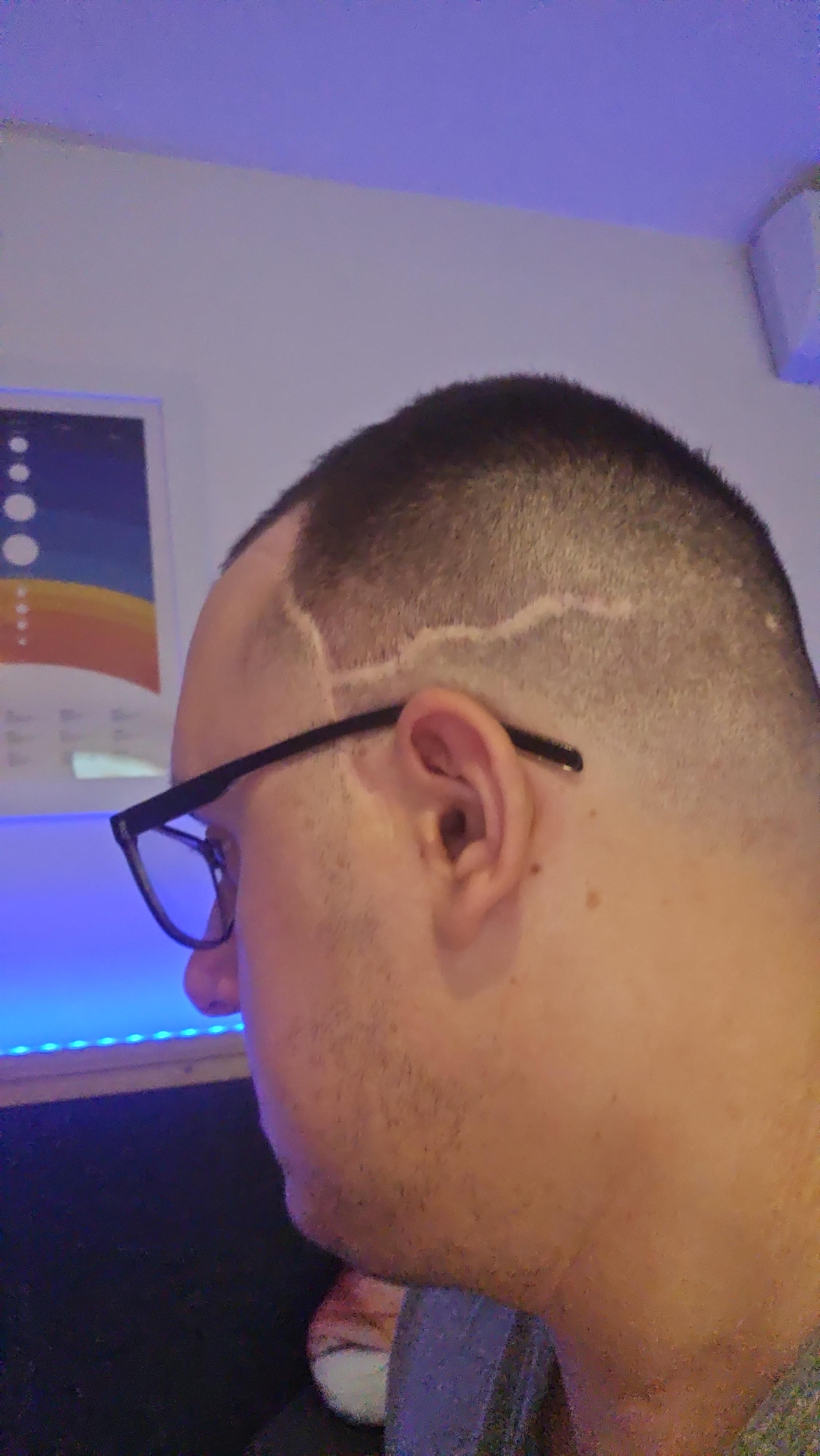 Update: shes all gone fella s. Went for a buzz cut : rbald