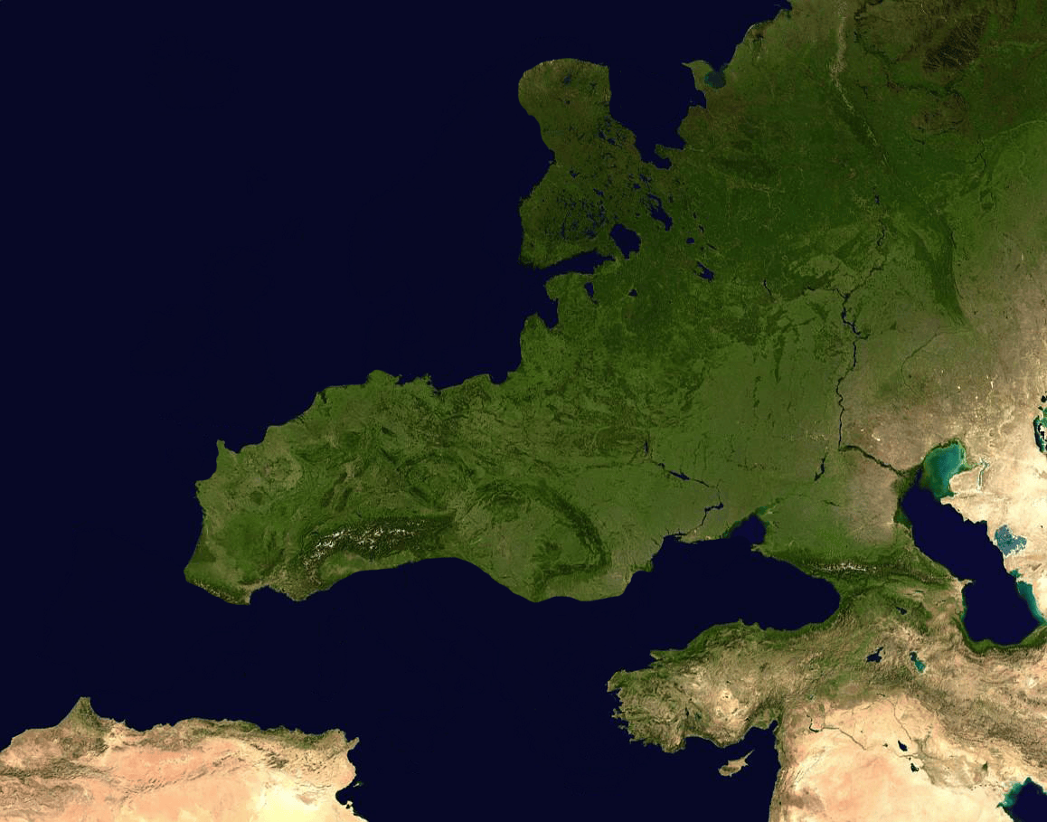 Map Of Europe Peninsulas 