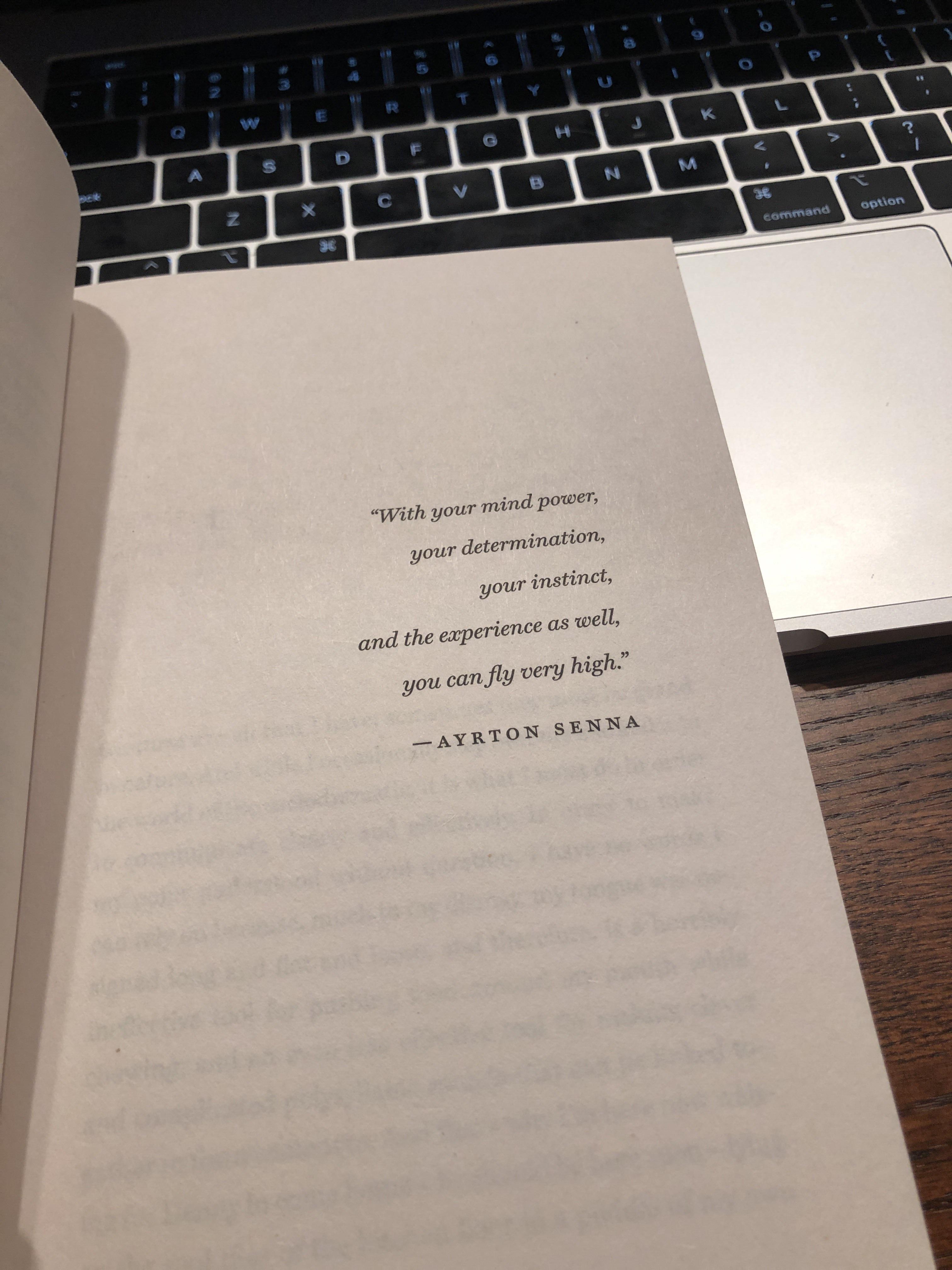 The Art Of Racing In The Rain Has A Quote From Senna Formula1