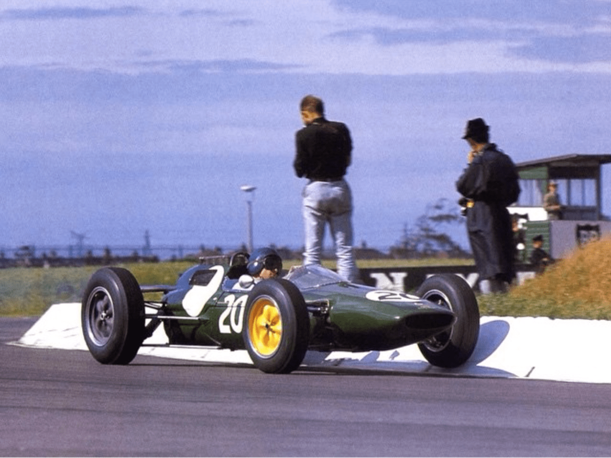 Jim Clark Lotus 25 1962 British Grand Prix Aintree