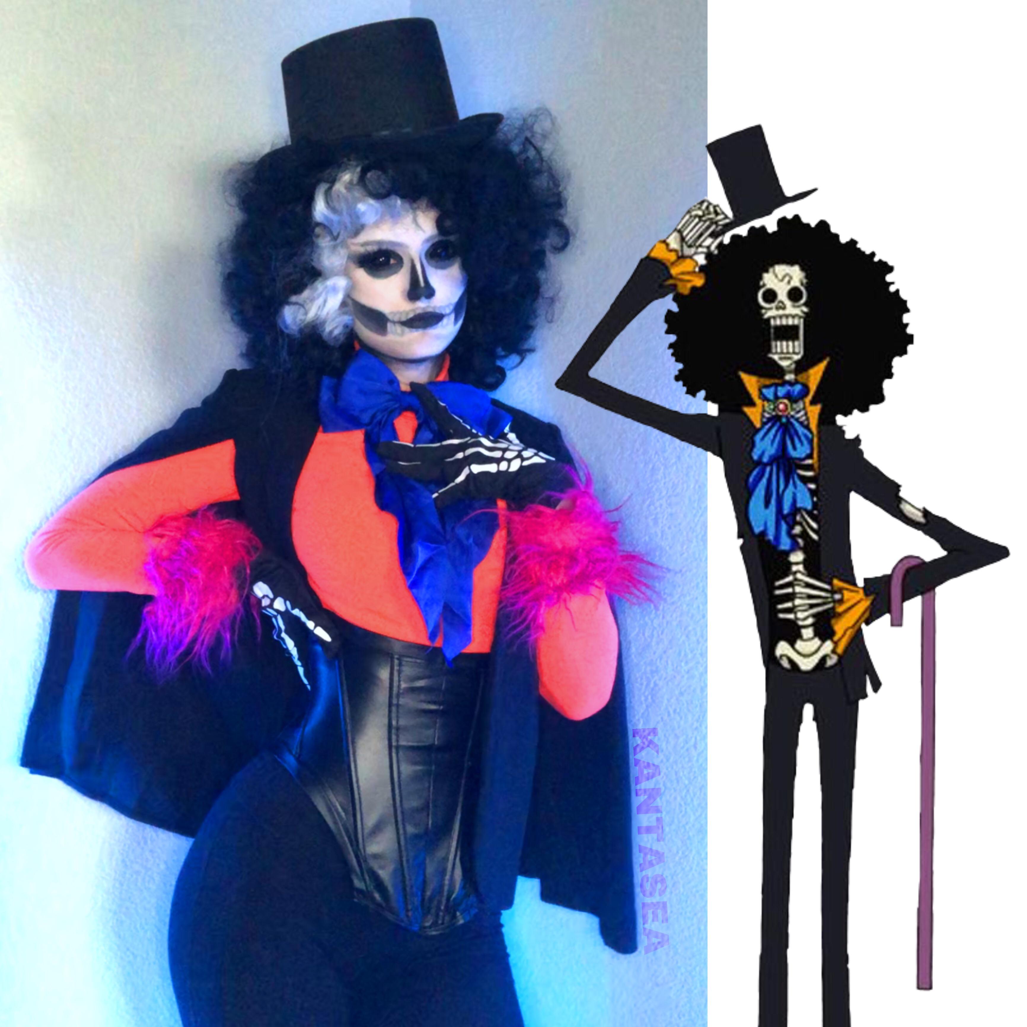 One piece cosplay brook