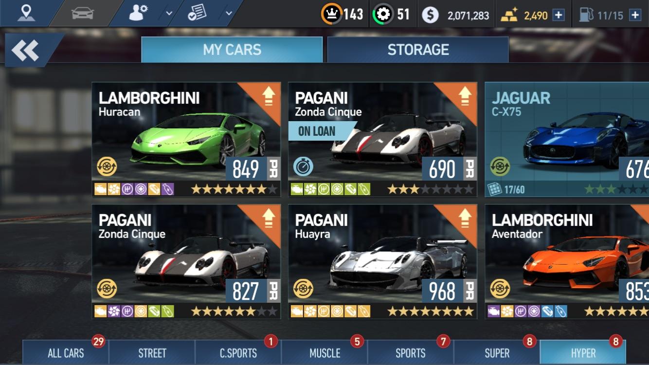 Two Pagani Zonda Cinque Nfsnolimits