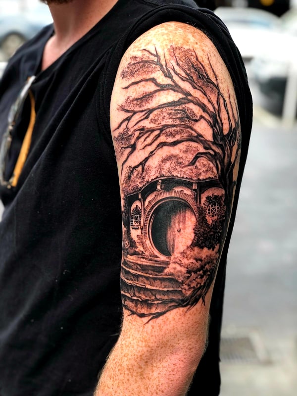 The Shire Tattoo By Parth Zealand Tattoo In Queenstown New Zealand Tattoos
