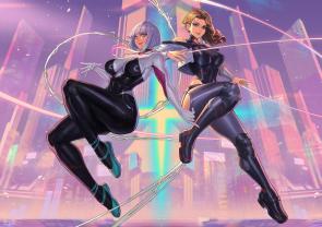 Spider-verse x Cyberpunk Edgerunners