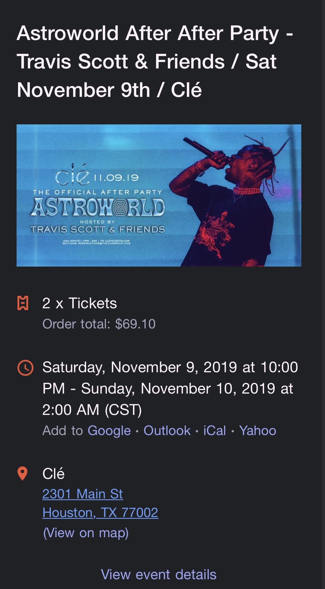 But we saw the regular tickets would be roughly $150 after fees and tax and everything, and stargazing vip was only $295 or something so luckily we each had . Ready To Rage Stargazing Vip And After Party Is Gonna Be The Time Of My Life R Travisscott