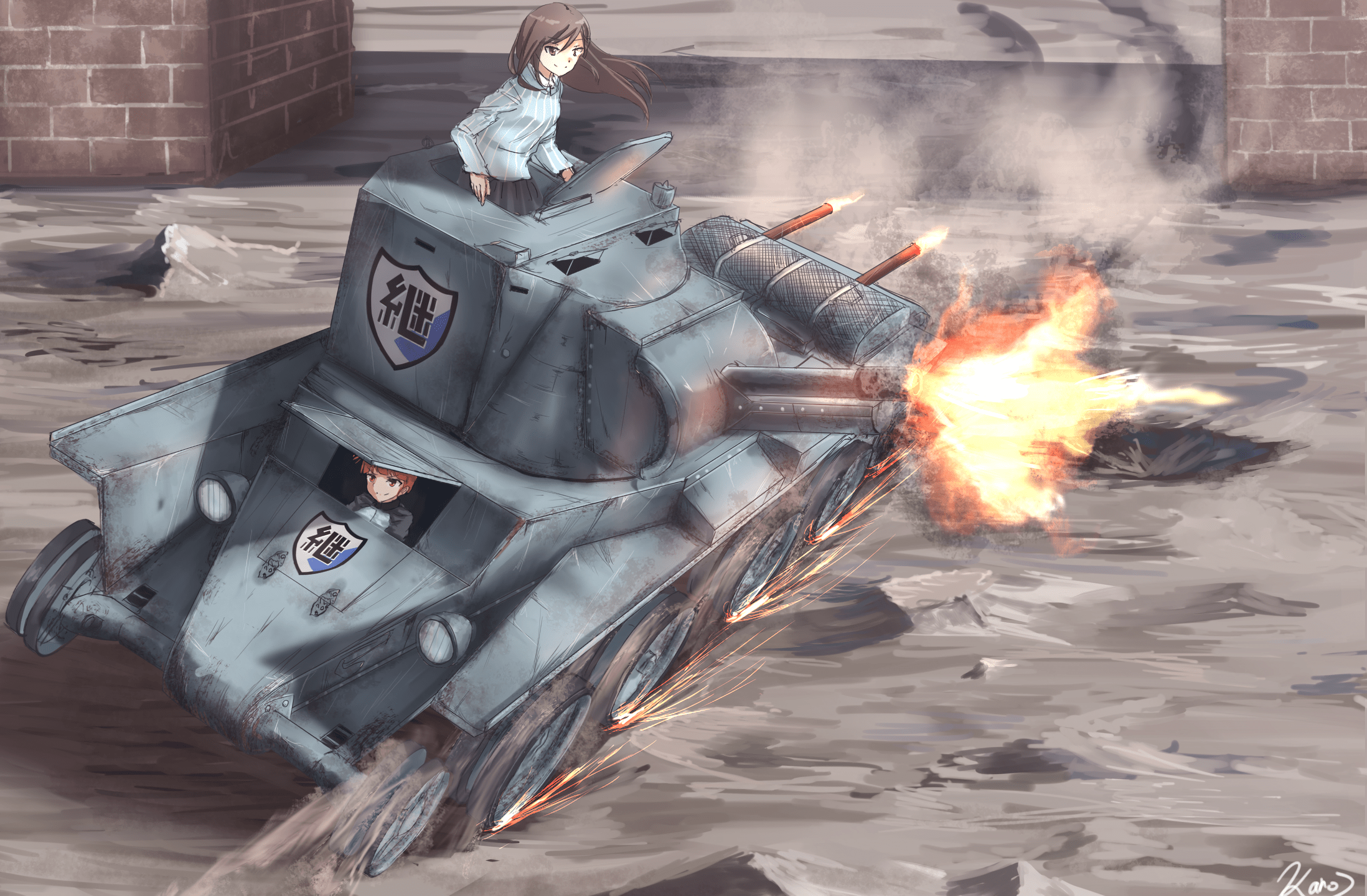 (C92) [Selvage Fisheries (Uo Denim)] Gup Hside (Girls Und Panzer) [English] =Tll + Cw=
