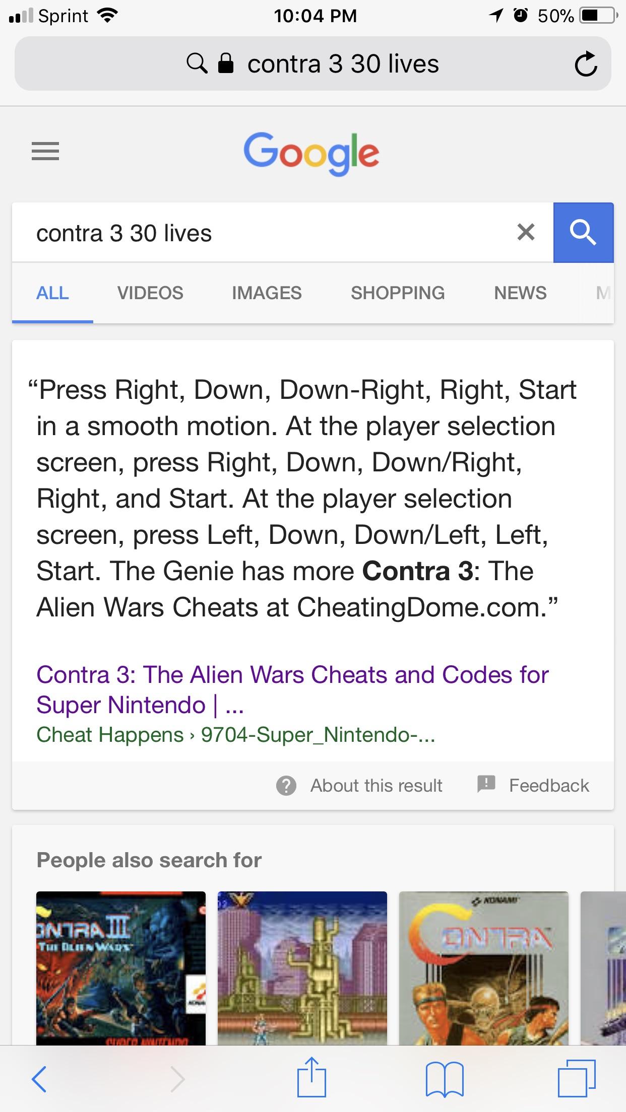 Wish They New About This Code For 30 Lives For Contra 3 Gamegrumps Contra Advance - The Alien Wars EX CodeBreaker Master Code 0000D66C 000A. Wish They New About This Code For 30 Lives For Contra 3 Gamegrumps The Alien Wars Cheat Codes for Super Nintendo Fighting the brain boss If you get up to the brain boss on the last level and find yourself low on lives this is what you do.