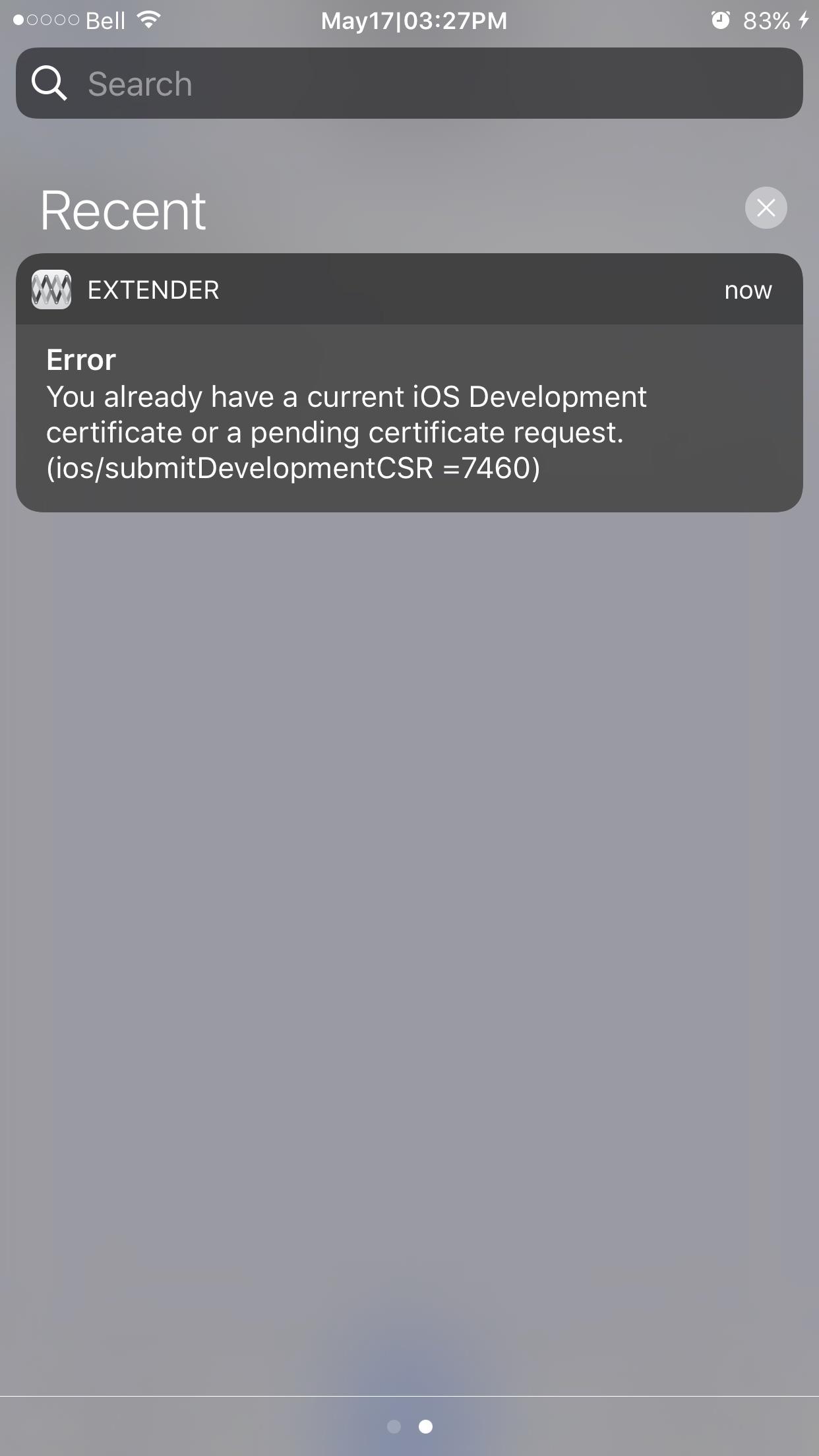 [help] why do i get this when trying to resign with extender?