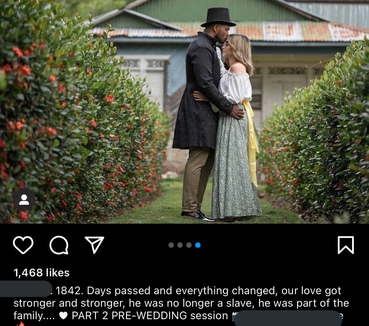 plantation weddings were contentious enough already rweddingshaming on pre wedding photoshoot slavery reddit