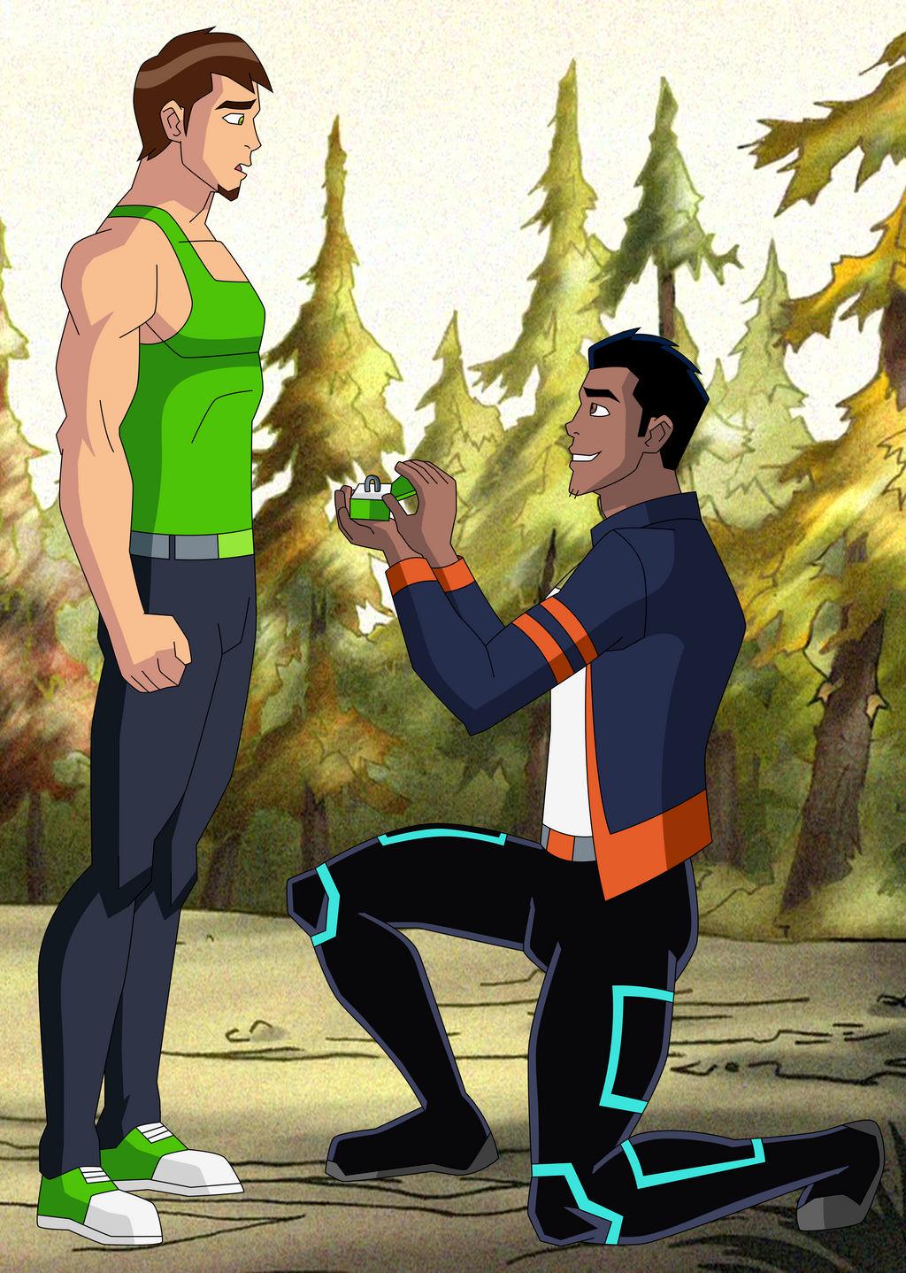 Ben 10 x Generator Rex: Will you marry me? By AngeloCN. The Ben 10 sub  doesnt allow LGBT content, so I had to post it here. : rgay