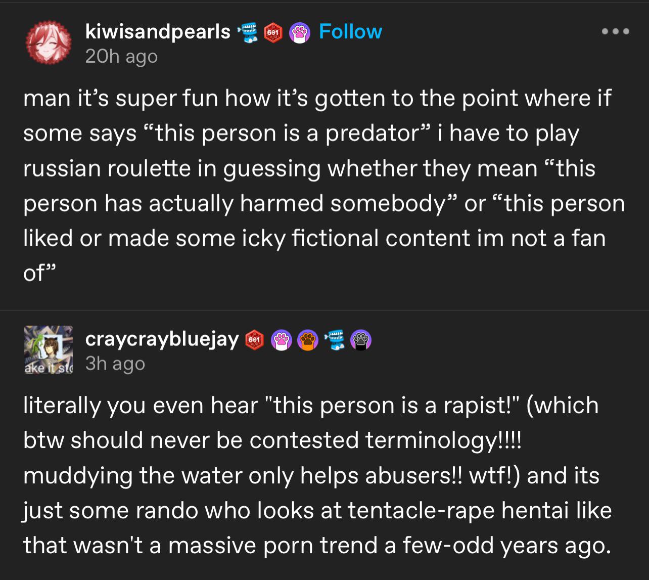 Stop crying wolf, the only people that benefit are the wolves :  rCuratedTumblr