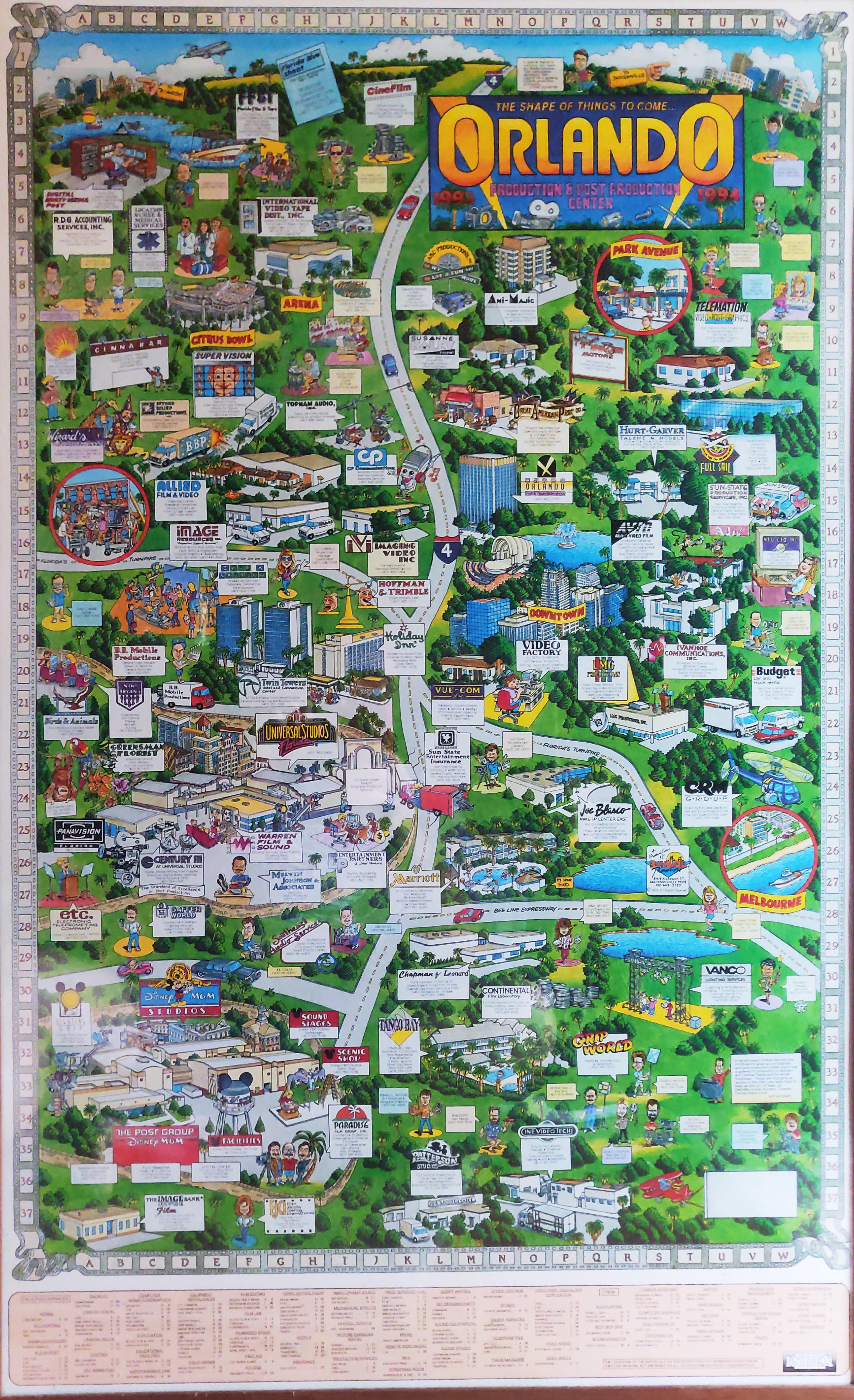 Orlando Fl Map 