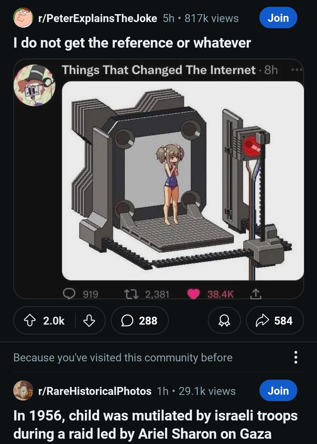 I do not get the reference or whatever : rPeterExplainsTheJoke