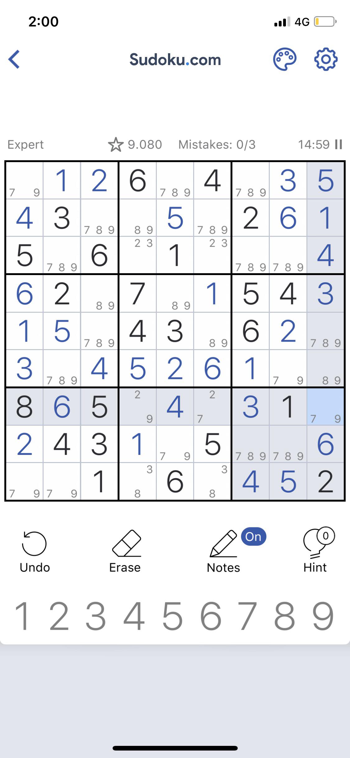 Pencil Marks Sudoku Beginner The puzzle solved in the video appear.