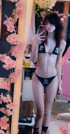 Hanging out in my bikini