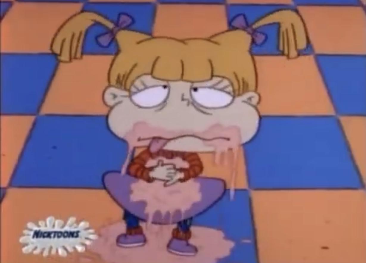 What made Angelica throw up? Funniest answers only. : rrugrats