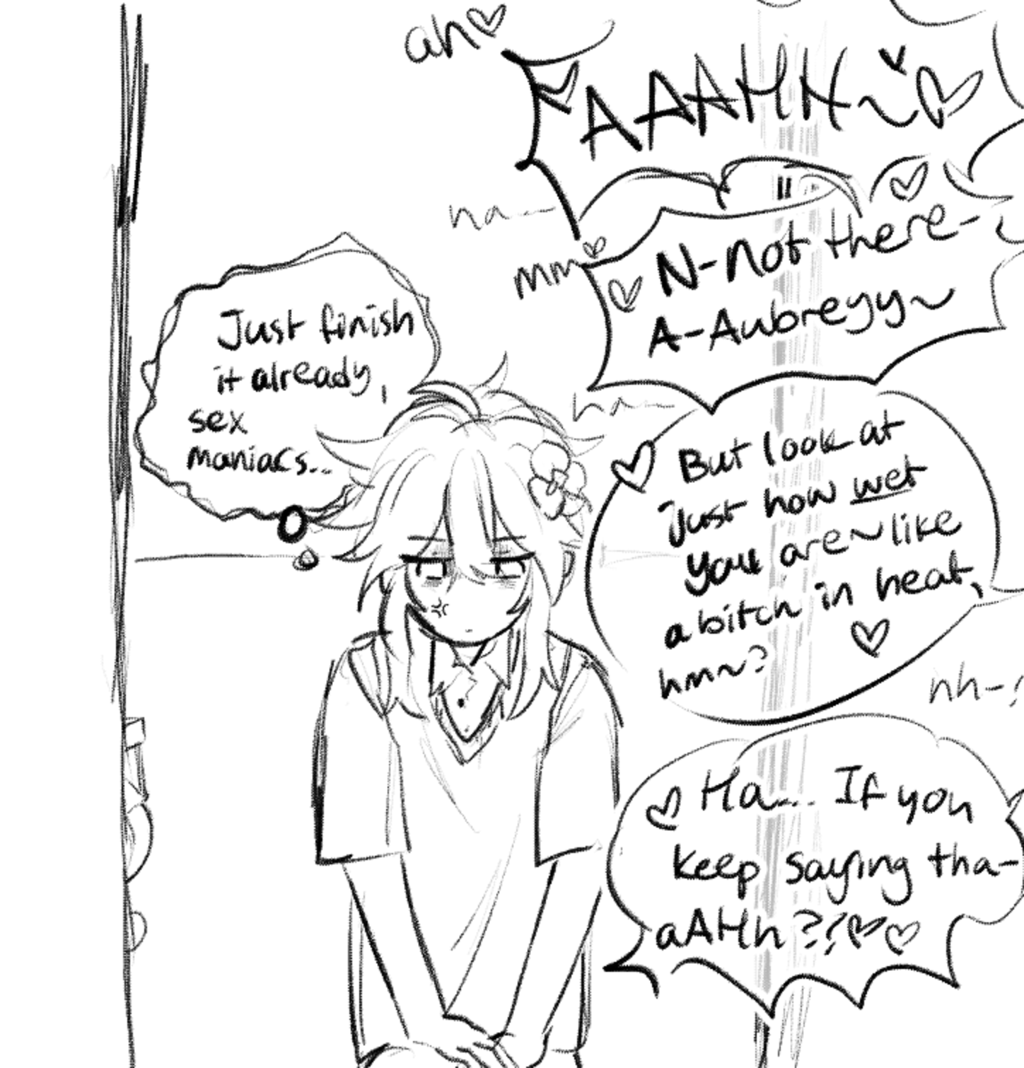 Two years after Sunny left Faraway to start a new life... Basil now has to  deal with two animals in heat (Aka: Kel and Aubrey) : rcursedomori