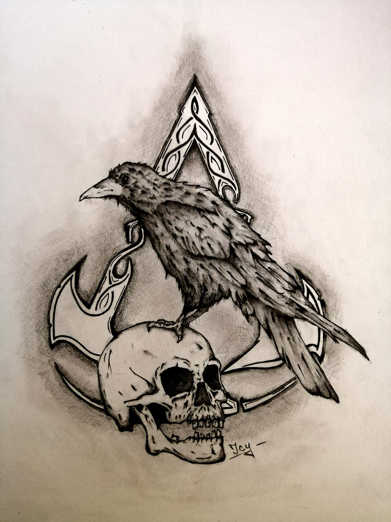 My First Ac Valhalla Fanart Assassinscreed