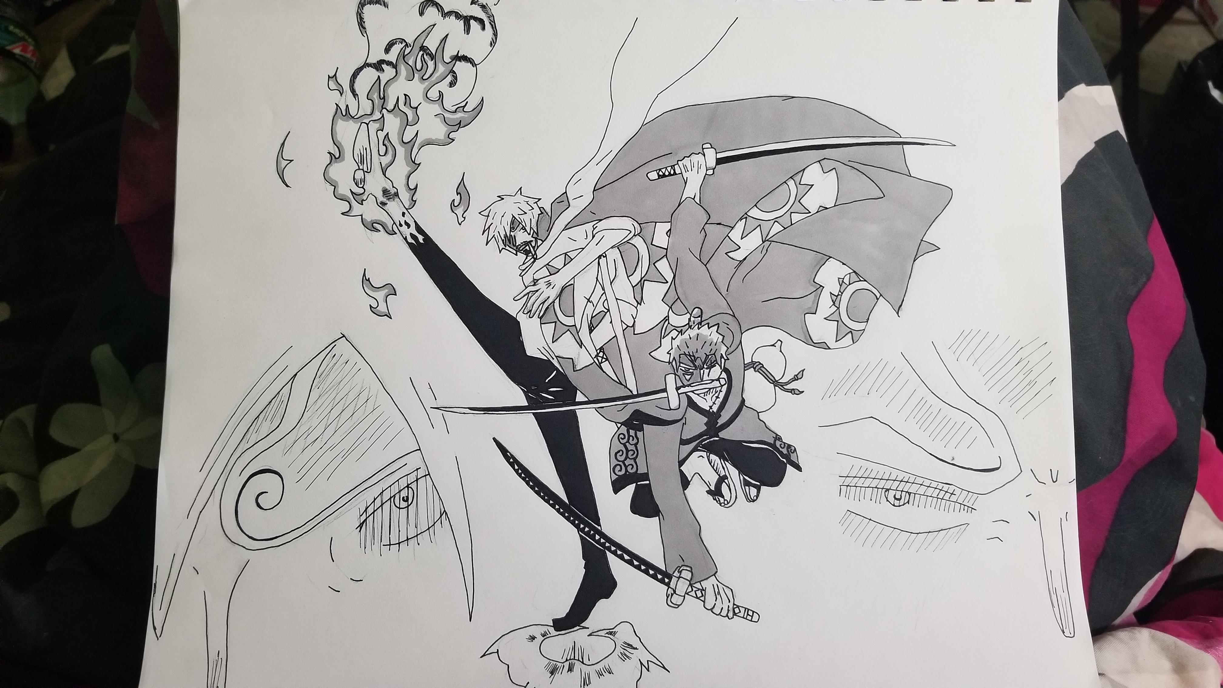 The Best Sanji Zoro One Piece Drawing Artandrewtopcc133