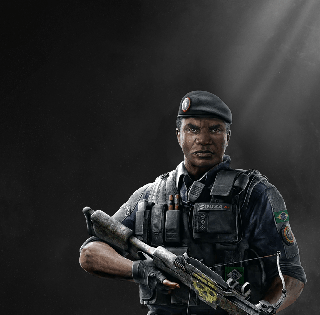 If you were curious, this is CAPITÃO with two eyes (bored at work) :  r/Rainbow6