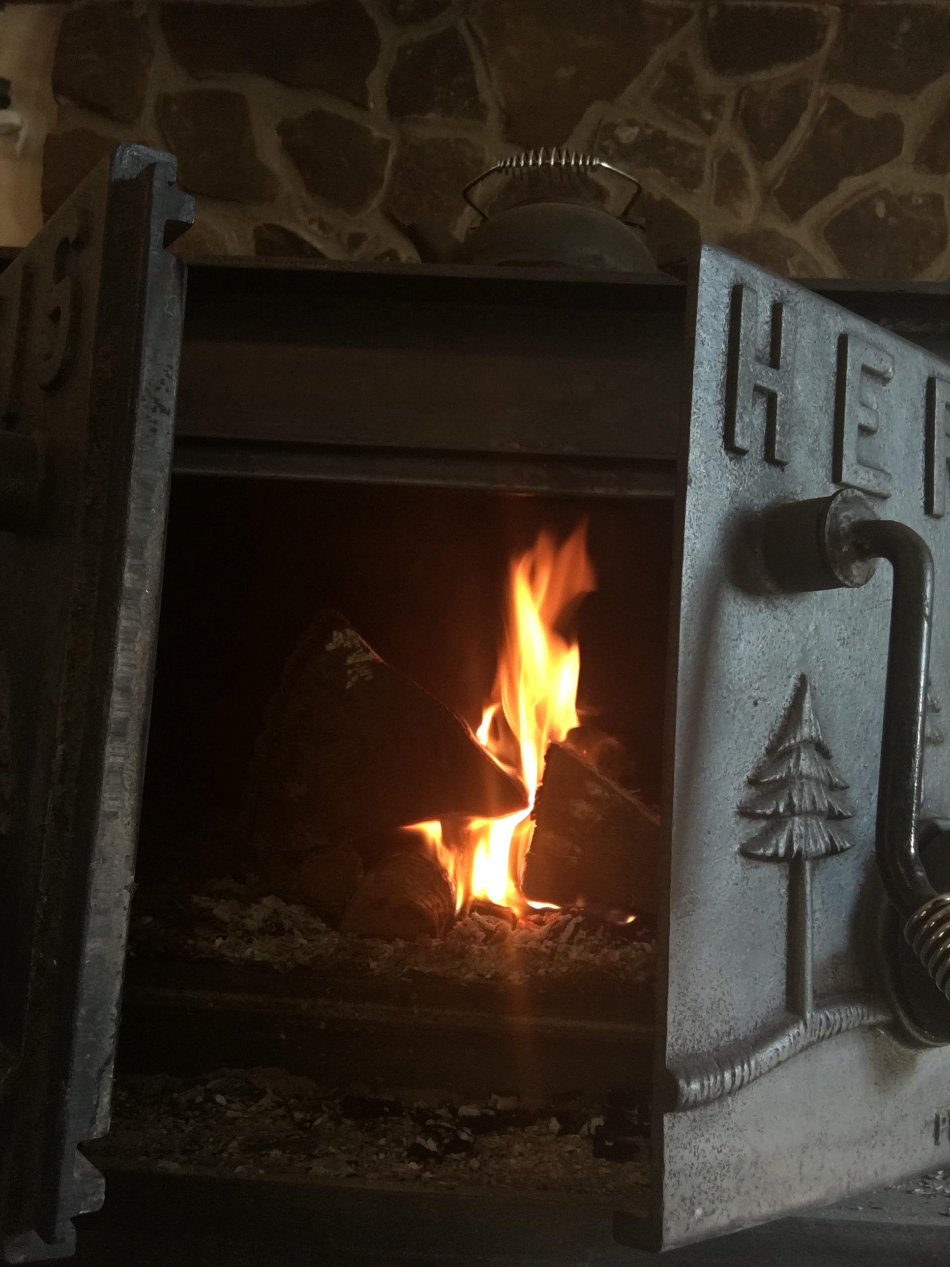 My Fisher Fireplace Series Burning Some Poplar Woodstoving