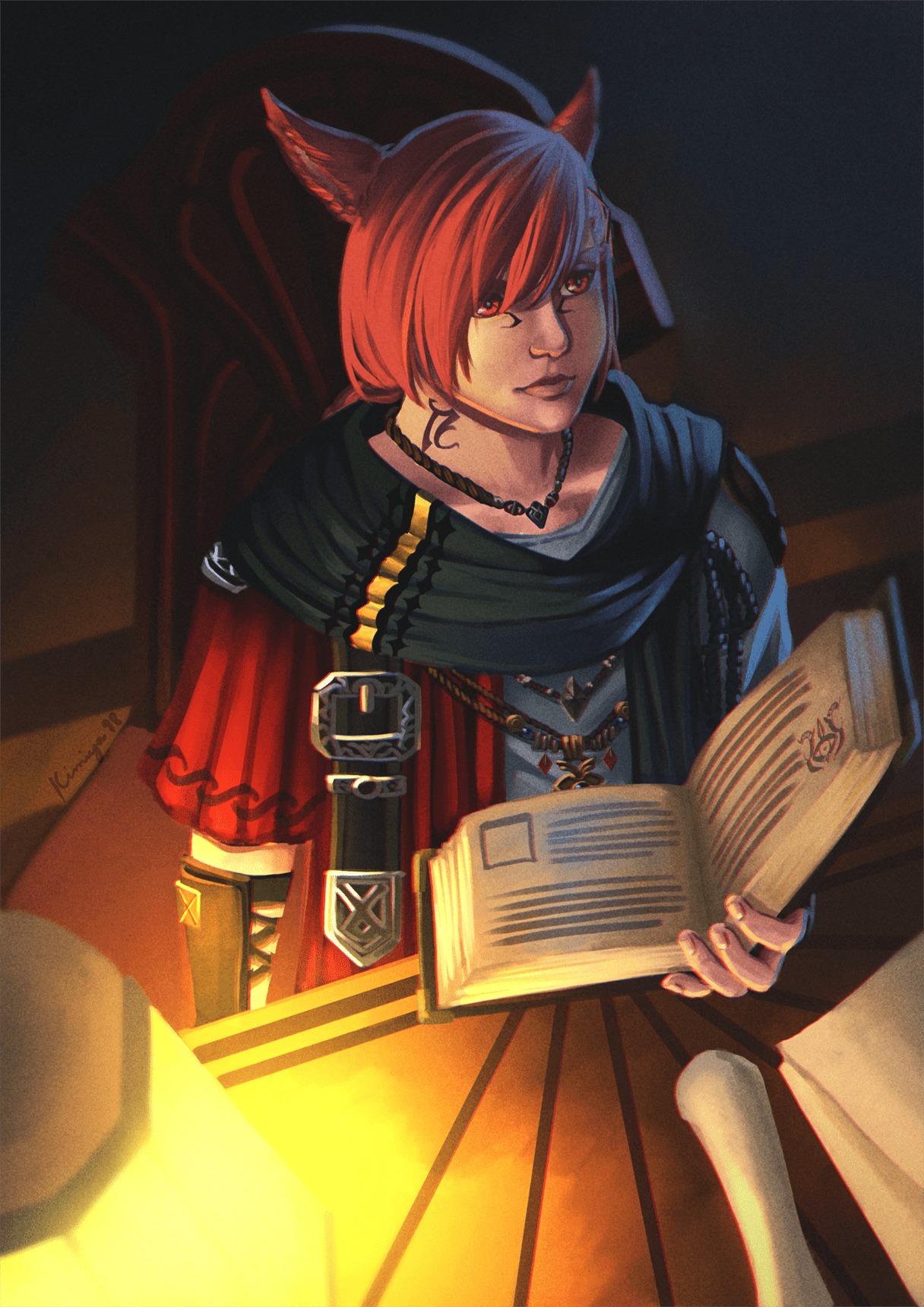 G Raha Fan Art R Ffxiv