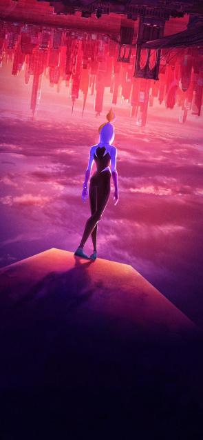 Spider-Man Across the Spiderverse, Spider-Gwen wallpaper [1108×2400]