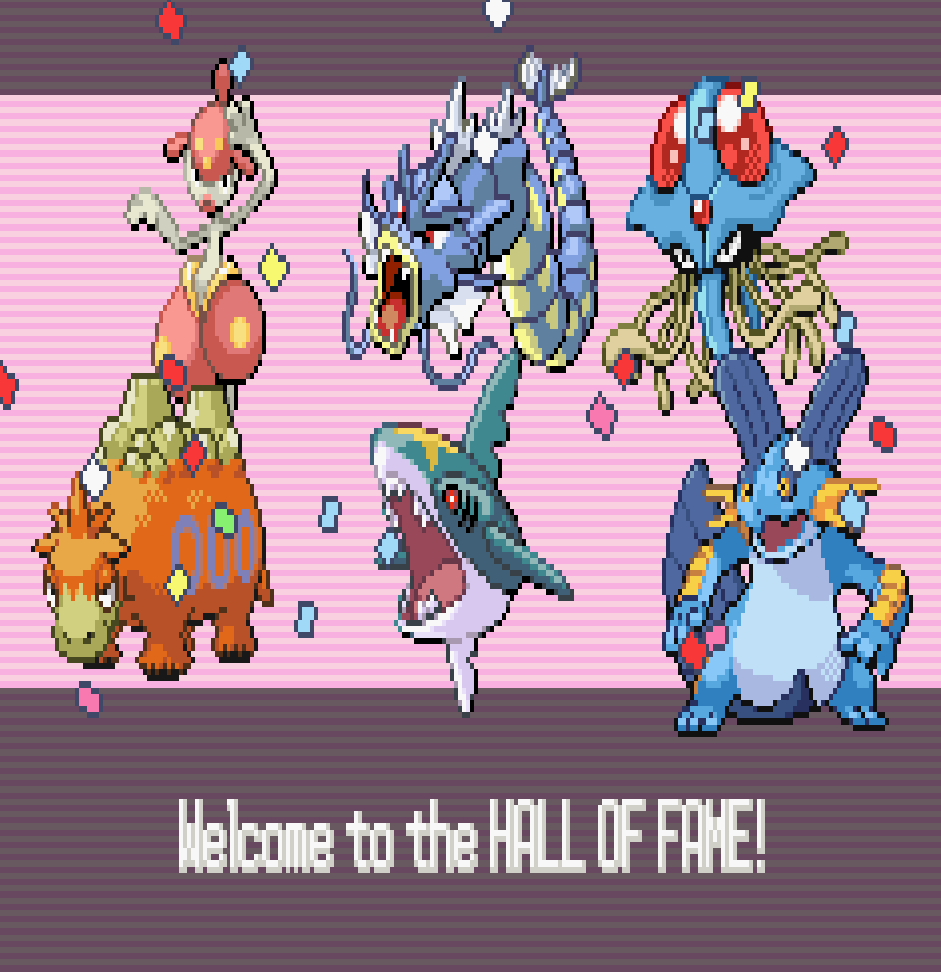 Ruby complete. Ice Beam Tentacruel is the GOAT fr : rnuzlocke