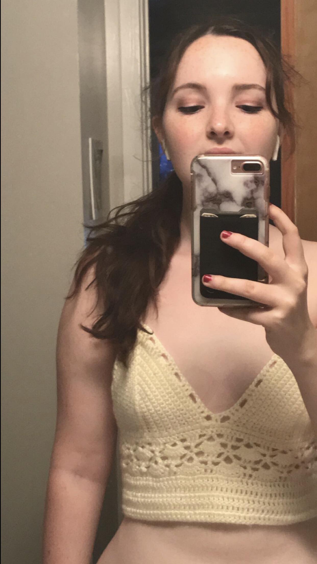 Decided to start making crop tops to celebrate my small bust. This is my favorite so far! And I have several friends requesting their own! : rsmallbooblove