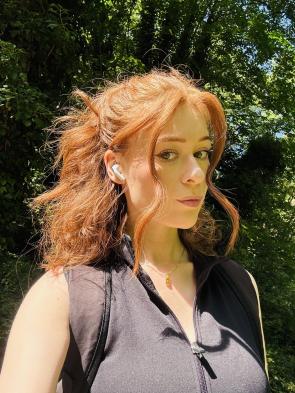 Red hair green eyes