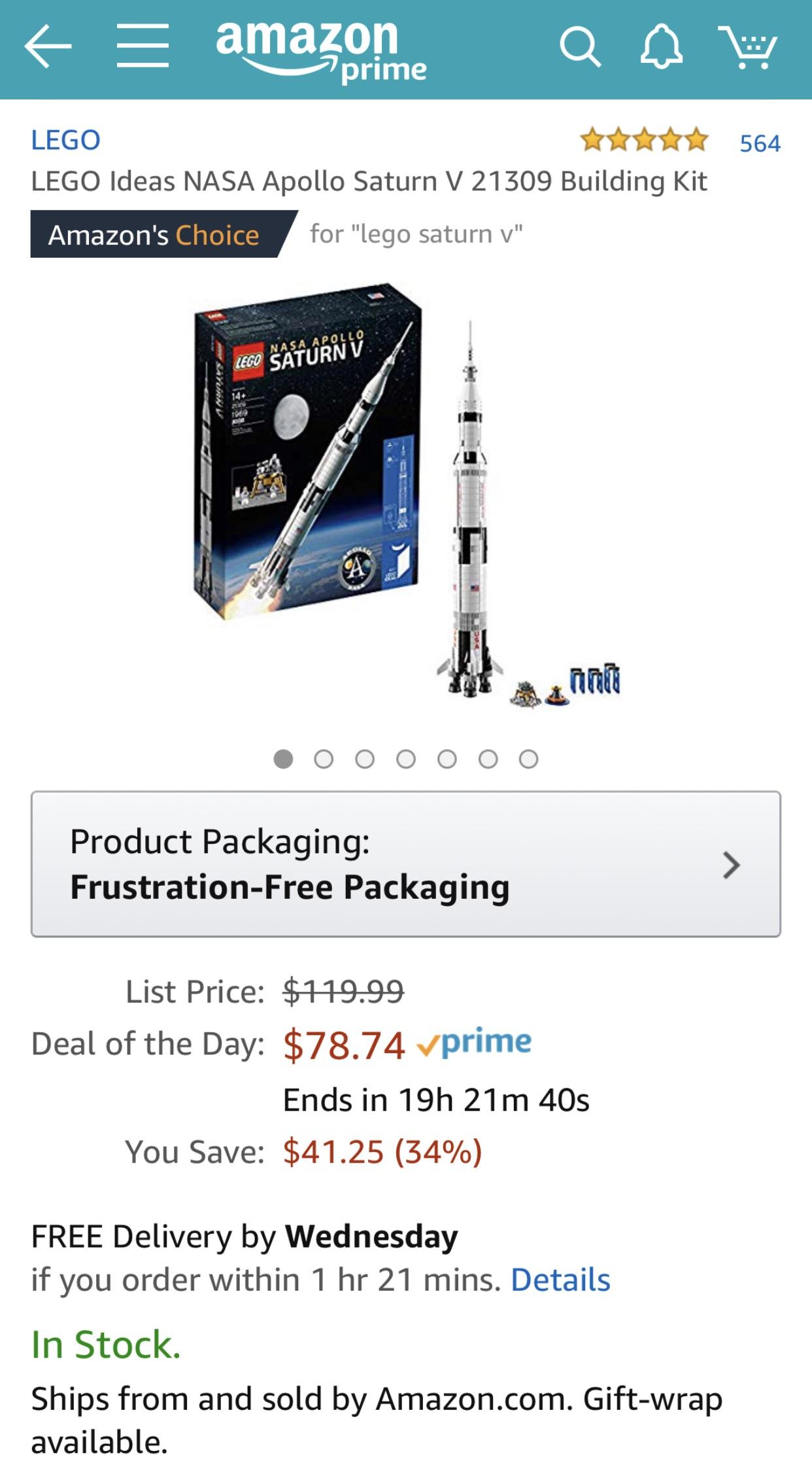 Some of the main differences from standard packaging include. Lego Saturn V Amazon Hot Sale 60 Off Lagence Tv