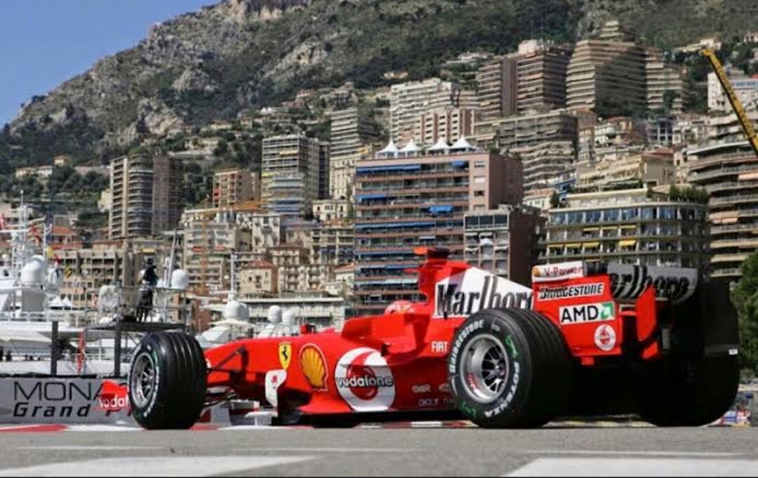 Ferrari F2004 At Monaco Formula1
