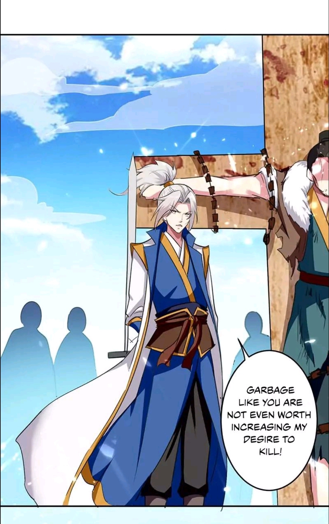 Speaking of best thing i've seen in martial arts manhua. . . that sword😎