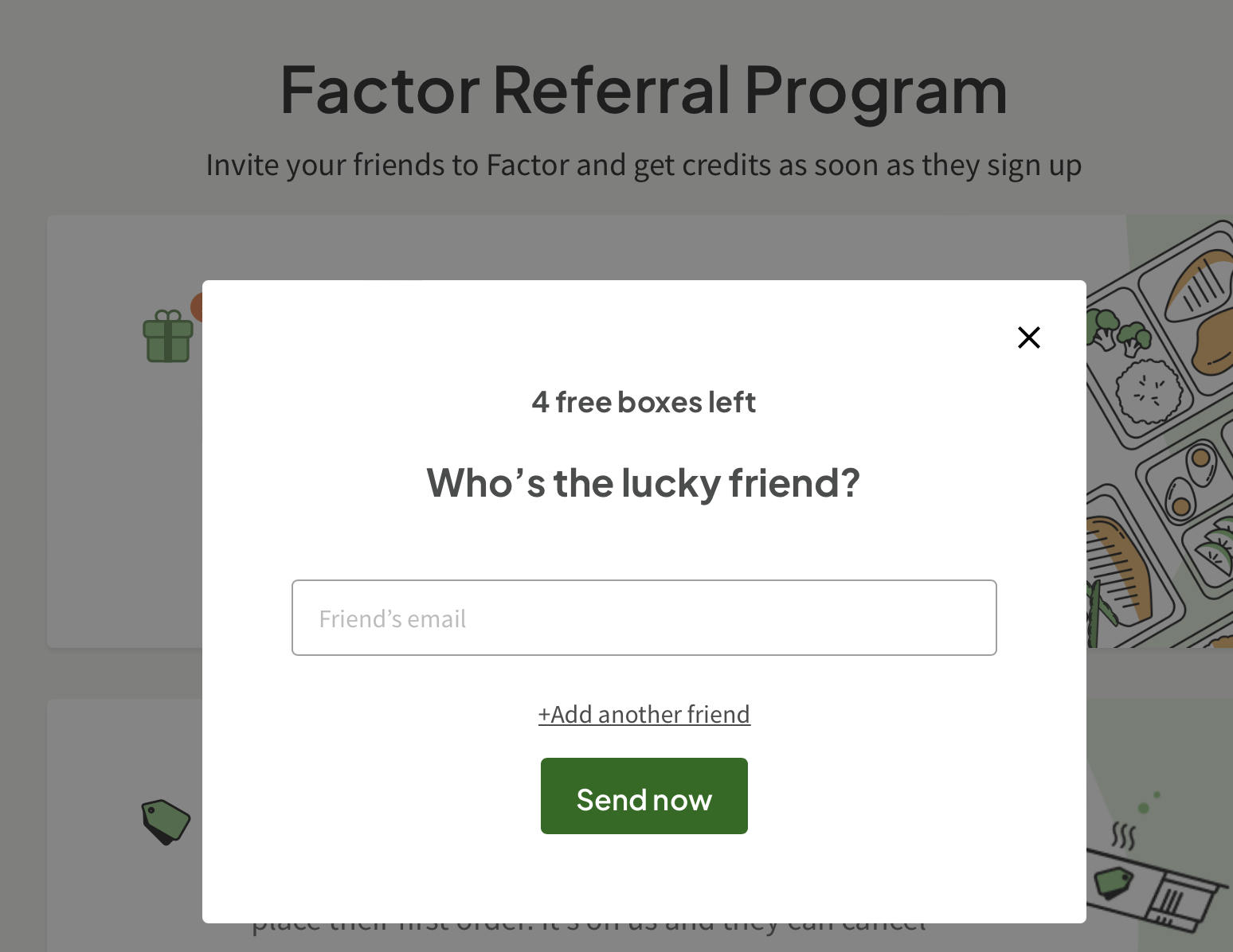 4 free factor boxes to give. dm me your email for sending.