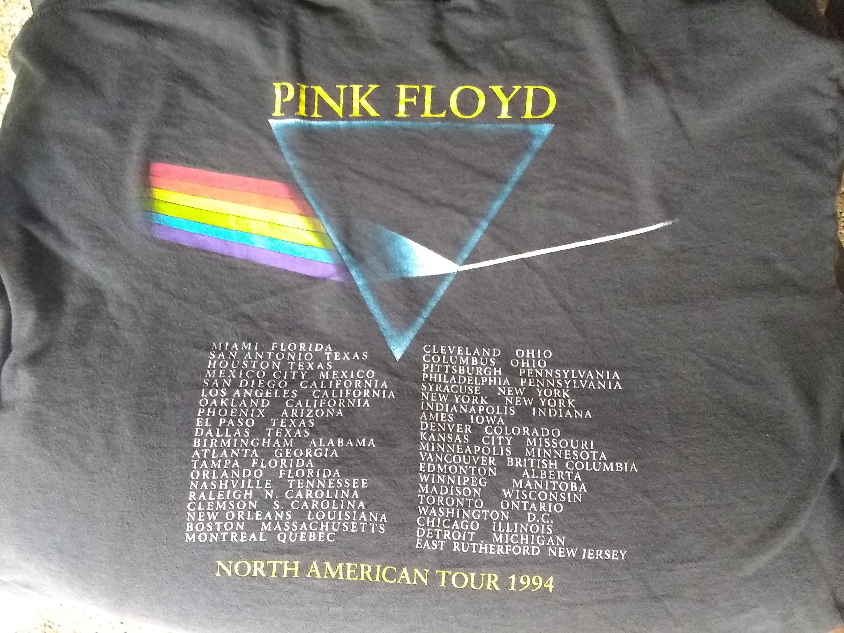 Etwas anderem (catalogue numbers, side 1): From The Division Bell Tour Where Were You In 1994 Pinkfloyd