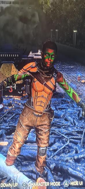 Think i hit her too hard? ( the female hunter is just A posing )